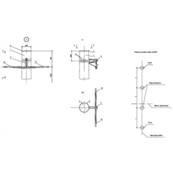 IEK Опора ППд15 деревянная промежуточная переходная одноцепная - ASIP-DER-OPR-151-00-24